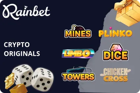 Rainbet provably fair crypto originals
